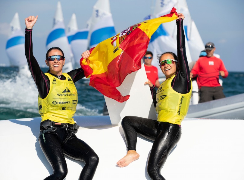 Las mallorquinas Neus Ballester y Andrea Perelló, Campeonas del Mundial Juvenil de 420 femenino
